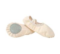 Ballet Shoes for Girls Close Toe Professional Dance Slippers Split Sole Soft Party Performance Dress Shoes (B, 8 Toddler)