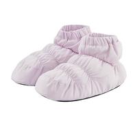 Ballet Shoes for Girls Elastic Strap Solid Plush Fluffy Ankle Boots Flat Fleece Lining Wide Fit Shoes Warm Soft Soled Thickened Footwear Casual Indoor Gymnastic Boots