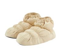 Ballet Shoes for Girls Elastic Strap Solid Plush Fluffy Ankle Boots Flat Fleece Lining Wide Fit Shoes Warm Soft Soled Thickened Footwear Casual Indoor Gymnastic Boots