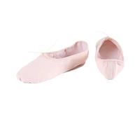 Ballet Shoes for Girls Girls Flat Canvas Head Black White Soft Ballet Slippers Gym Yoga Dance Shoes Kids Woman(Pink,7 UK)