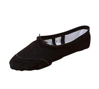 Ballet Shoes for Girls - Split Sole Dance Slippers & Ballet Flats for Kids, Ages 2-15 Years Black