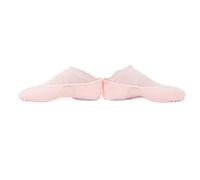 Ballet Shoes for Girls Stretch Canvas Ballet Dance Shoes Slippers Split Soft Sole Ballerina Cotton Elastic Fabric Belly Training Jazz Gym Yoga Exercise(Pink,7 UK)