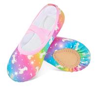 Ballet Shoes for Girls Toddler Dance Practice Ballet Slippers Soft PU Leather Flats Shoes for Kid Sole Yoga Gymnastics