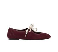Ballet Shoes for Girls, Women Taupe Canvas Dance Flats, Rounded Toe Training Footwear with tie Fastening, Soft Sole and Flexible Low Shape for Studio Sessions and rehearsals (3)