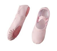 Ballet Shoes Girls Comfortable Soft Ballet Slippers Durable Lightweight Dance Shoes Ballet Slippers for Slip-On Split Leather Sole for Children, Purple (purple 2), 9 UK