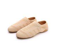 Ballet Shoes Jazz Dance Shoes Women Men Kid's Ballroom Modern Practise Dancing Shoes for Women Ballet Teacher Dance Shoes Girls(Indoor Camel,38)