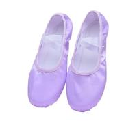 Ballet Shoes Pure Satin Pink Flesh Blue Color from 23 to Women 43 Girl Pointe Shoes(Lavender,Color-23)