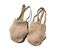 Ballet Shoes Rhythmic Gymnastics Half Socks Art Gym Dance Shoes Competition Sole Protect Foot Elastic(2 Pairs,M)