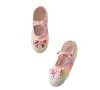 Ballet Shoes Satin Glitter Ballet Slippers Dance Shoes Flats Split-Sole Ballerina Princes(Little/Big Kids) for Dance Performance Gymnastics(Color C,25)