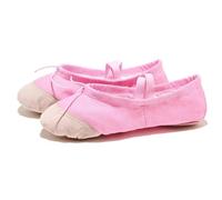 Ballet Shoes Shoes Black Red Pink White Canvas Flat Yoga Teacher Gymnastic Ballet Dance Kids for Girls Women(Color-06,31)
