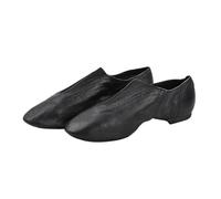 Ballet Shoes Slip On Dance Jazz Dancing Shoes Baby Child Adult Women Men Belly Modern Ballet Gym Jazzy Sneakers(Black,37)