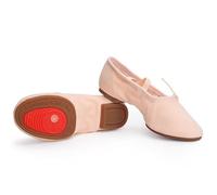 Ballet Shoes, Soft Jazz Salsa Dancing Shoes Sneakers for Girls Yoga Shoes Dance Slippers(Cloth Rubber Pink,8 UK)