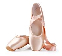 Ballet Shoes Women Ballet Dance Shoes Girl and Adult Pointe Professional with Ribbons Woman(41) Pink