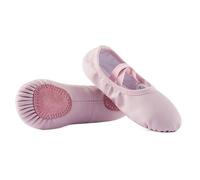 Ballet Shoes Women Ballet Slipper Dance Shoes PU Classical Shoes Yoga Sock Full Sole for Kids Girls Adults for Ballet(Pink,4.5)