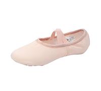 Ballet Slippers Cosy Warm Lined Leather Sole for Ballet Performance Indoor Yoga Practice Dance Class with Paws Design Girls Shoes