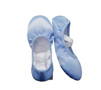 Ballet Slippers Girls Women Dance Shoe Satin Ballet Pointe Shoes Practice Slipper for Dancing Soft Sole Ballerina Gymnastics(Blue,25)