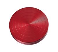 Ballet Turning Board Premium Aluminum Round Training Disc for Figure Skaters Red Diameter 12 cm