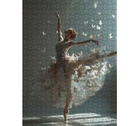 Ballet Woman Jigsaw Puzzle 6000 Piece, Puzzles for Adults 6000, The Impossible Challenge, Jigsaw Puzzle Games Classic Educational, Wooden Puzzles, for Home Wall Decoration Gift FNKL1-13