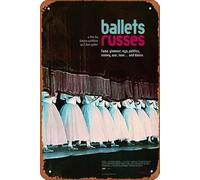 Ballets russes Film Poster Movie Vintage Tin Poster Metal Tin Sign Art Plaque Sign For Bar Restaurant Garage Cafe Wall Decor 8 x 12 Inch