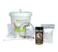 BALLIIHOO Homebrew Kit - Basic Starter Equipment Set with 40 Pint Cider Ingredients & 1Kg Brewing Sugar