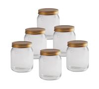 Balliihoo Homebrew Pack Of 6 - Traditional Honey Jars With Screw On Lids