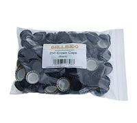 BALLIIHOO Pack of 250 Crown Bottle Caps - Black