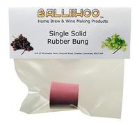 BALLIIHOO Single Solid Rubber Bung to Fit 1 Gallon Demijohn