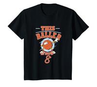 Ballin into 8: Slam`n Dunk Bliss for 8th Birthday Basketball T-Shirt