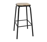 Balliol 4X Zalerio Industrial Fixed Height Bar Stools