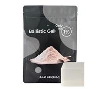 Ballistic Gel Powder 0.44 lbs - Makes Shooting Gel at 1% Concentration - for Firearm Testing, Education, Calibration & Recording