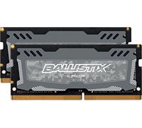 Ballistix BLS2K16G4S240FSD 32 GB Kit (16 GB x 2) DDR4 2400 MT/s (PC4-19200) CL16 DR x 8 Unbuffered SODIMM 260-Pin Memory