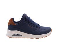 Skechers Uno - Suited On Air Shoes Navy Blue Brown - 43