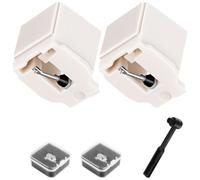 BALLMENT 2 Pack ATN3600L Record Player Needle Replacement with Stylus Cleaning Brush, Record Needles Compatible with audio technica Models AT-LP60X, AT-LP60XBT, and AT-LP60XBT-USB Vinyl Record Player