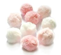 BALLMIE Cat Toys Ball Furry Ball with Rattle Bell Catnip for Cats Easter Gift
