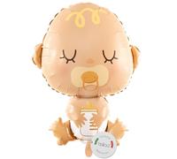 balloa Foil Balloon Baby with Dummy, XXL Decoration for Birth, 57 cm