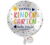 balloa Foil Balloon Goodbye Nursery Hello School, Helium Balloon for First Day of School, Gift for Starting School, Balloon for Nursery Farewell, Decoration First Day of School Party, ABC Design, 33
