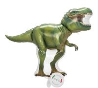 balloa Foil Balloon XXL T-Rex Dinosaur, Helium Balloon Children's Birthday, Balloon Dino Motif for Party, Party Decoration Birthday, Gift for Children's Birthday Boy Girl, Dinosaur Balloon Decoration