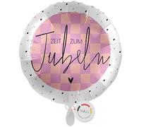 balloa Foil Balloon XXL Time to Cheer Gift for Passed Exam Success Celebration Party Decoration Celebration Helium Balloon Surprise Graduation Passed Congratulations Decoration, 53 cm