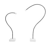 Balloon Arch Stand Kit, 2.5m + 1.5m Bendable Half Arch Frame with 2 Water-Fillable Bases, Balloon Clips, Pump & Knotter, Free Bending Balloon Stand for Wedding Birthday Baby Shower
