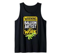 Balloon Artist At Work Balloon Twisting Tank Top