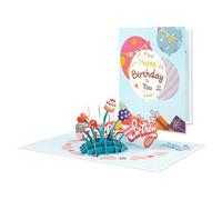 Balloon Bliss Sprinkle Joy 3D Pop Up Birthday Card