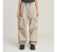 Balloon Cargo High Waist Pants - Beige - Women 32-34
