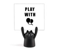 Balloon Childhood Art Deco Fashion Memo Holder Cartoon Black Cat Stand Decoration