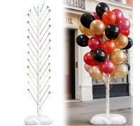 Balloon Column Stand Kit, Height Adjustable Balloon Tower, balloons stand for floor Suitable for Birthday, Party Decoration, Wedding, Baby Shower