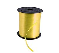 Balloon Curling Ribbon Wrap Spool Multi-Color Strap Crafts Decorative Christmas Party Favors String Gift for Decorating Yellow
