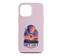 Balloon Dawn Glow Basket Lantern October Field Badge Case for iPhone 13 Pro Max