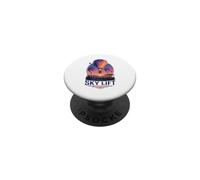 Balloon Dawn Glow Basket Lantern October Field Badge PopSockets Adhesive PopGrip