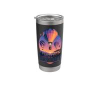 Balloon Dawn Glow Basket Lantern October Field Badge Stainless Steel Insulated Tumbler
