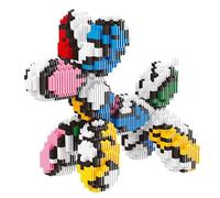 Balloon Dog Micro Building Blocks Set, Puppy Micro Blocks 3D Puzzle Collection Animal Model for Kids and Adults Birthday Party Favors (1) (1)