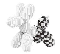 Balloon Dog Micro Building Blocks Set, Puppy Micro Blocks 3D Puzzle Collection Animal Model for Kids and Adults Birthday Party Favors (3) (3)